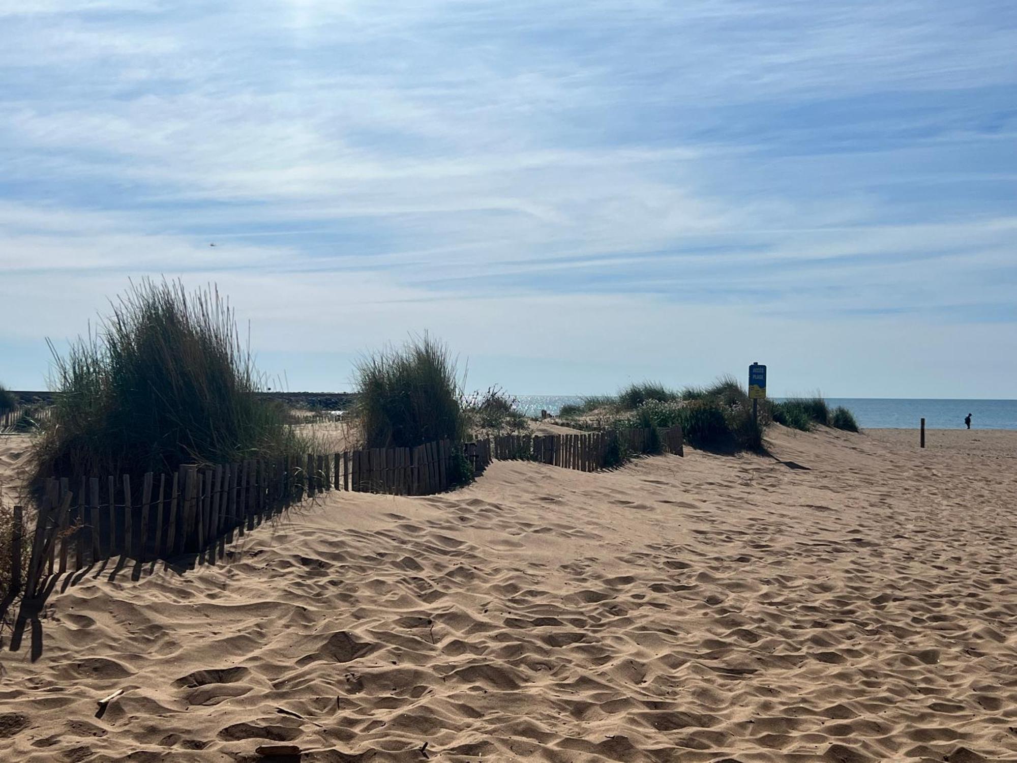 Oustal Caval Marin A Lägenhet Valras-Plage Exteriör bild